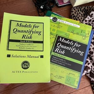 Models for Quantifying Risk Sixth Edition Actex Book and Solutions Manual